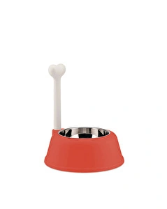 Alessi Lupita Kırmızı Köpek Mama Kabı 1500 Ml Sh görseli 1