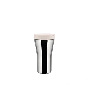 ALESSI CAFFA DOUBLEWALL MUG BEYAZ 9,5X9X17 CM UK görseli 1