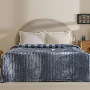 Karaca Home Joena İndigo Çift Kişilik Battaniye görseli 7