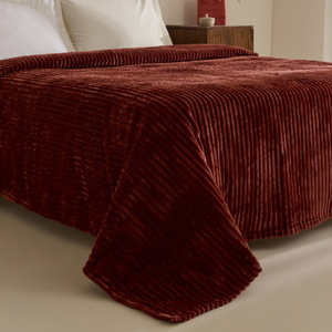 Karaca Home Joena Terracotta Çift Kişilik Battaniye görseli 5