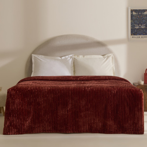 Karaca Home Joena Terracotta Çift Kişilik Battaniye görseli 7