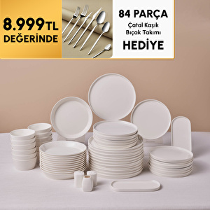 Karaca Stream Bone Bomo 53 Parça 12 Kişilik Yemek Takımı