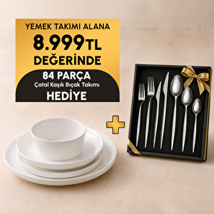 Karaca Stream Bone Bomo 53 Parça 12 Kişilik Yemek Takımı