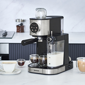 Homend Coffeebreak 5015H Süt Köpürtücülü Otomatik Espresso Makinesi 700 ml 1470W