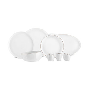 Karaca Stream Bone Astro 53 Parça 12 Kişilik Yemek Takımı Gold