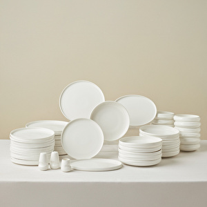 Karaca Stream Bone Sunset White 53 Parça 12 Kişlik Yemek Takımı