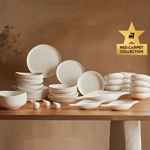 Karaca Red Carpet Earth Collection Clay 55 Parça 12 Kişilik Yemek Takımı