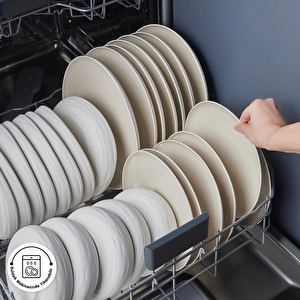 Karaca Earth Collection Clay 55 Parça 12 Kişilik Yemek Takımı Bej görseli 10