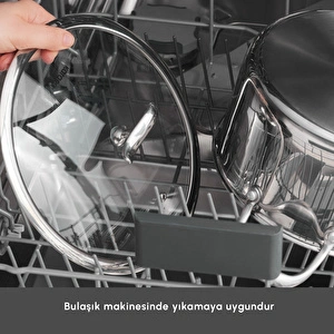 Karaca Plasma Steel 316+ 3Ply Karnıyarık Tencere 28 cm görseli 10