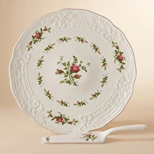 Karaca Vintage Rose Ayaklı Kek Standı 30 cm