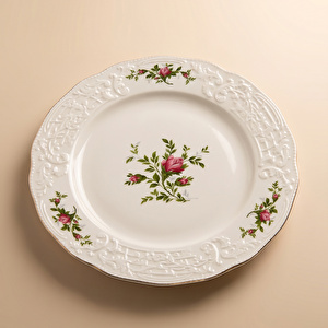 Karaca Vintage Rose Servis Tabağı 26 cm