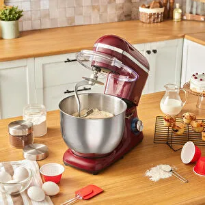 Karaca Chefcrafter Hamur Yoğurma Makinesi Red 1900W 7L görseli 1