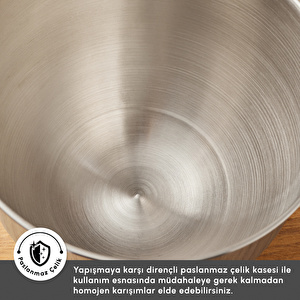 Karaca Chefcrafter Hamur Yoğurma Makinesi Red 1900W 7L görseli 8