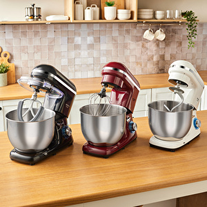 Karaca Chefcrafter Hamur Yoğurma Makinesi Red 1900W 7L görseli 11