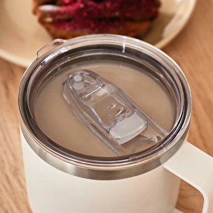 Karaca Thermal Çelik Termos Bardak 420 ml Beyaz görseli 2