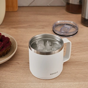 Karaca Thermal Çelik Termos Bardak 420 ml Beyaz görseli 6