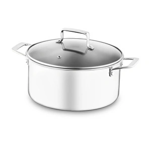 Emsan Pro Tri Ply Derin Tencere Çelik 20 cm görseli 6
