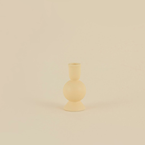 Karaca Home Enna Şamdan Bej 6,5x6,5x13 cm görseli 4