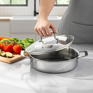 Emsan Pro Tri Ply Karnıyarık Tencere Çelik 24 cm