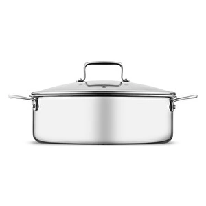Emsan Pro Tri Ply Karnıyarık Tencere Çelik 24 cm görseli 8