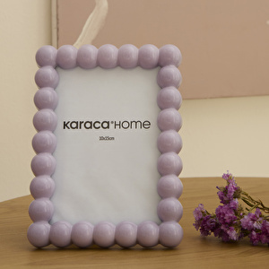 Karaca Home Rocco Fotoğraf Çerçevesi Lila 10x15 cm görseli 1