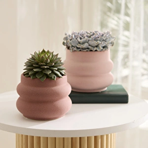 Karaca Home Valeria Saksı 14,5x14,6x10,8 cm
