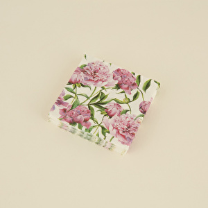 Karaca Home Bellis Rose 20li Desenli Kağıt Peçete 33x33 Cm Pembe görseli 2