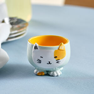 Karaca Kitty Çerezlik Sarı 7x9 cm görseli 1