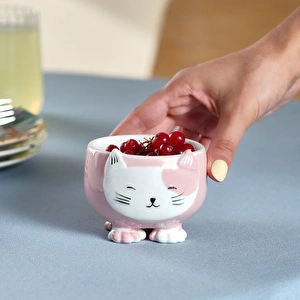 Karaca Kitty Çerezlik Pembe 7x9 cm görseli 2