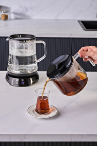 Homend Royaltea 1758H Konuşan Çay Makinesi Siyah görseli 2