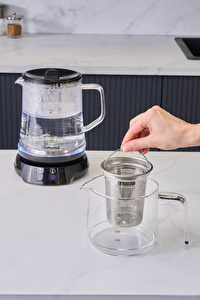 Homend Royaltea 1758H Konuşan Çay Makinesi Siyah görseli 4