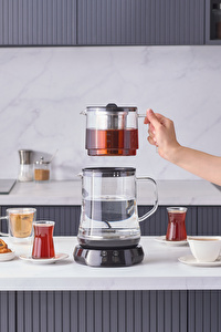 Homend Royaltea 1758H Konuşan Çay Makinesi Siyah görseli 6