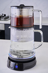 Homend Royaltea 1758H Konuşan Çay Makinesi Siyah görseli 1