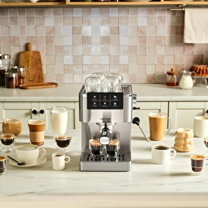 Karaca Coffee Art 1354 Espresso Makinesi Inox görseli 3