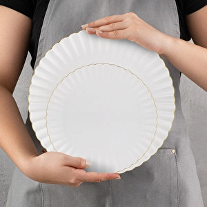 Emsan Perla Fine Bone 53 Parça 12 Kişilik Yemek Takımı görseli 11