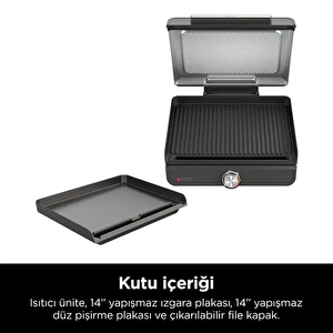 Ninja Sizzle Indoor Grill, Izgara Makinesi GR101EU görseli 9