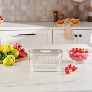 Karaca Citrina Saklama Kabı Beyaz Small 900 ml