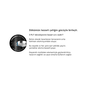 Karaca Power Steel 316+ 3Ply Discovery İndüksiyon Tabanlı 8 Parça Çelik Tencere Seti görseli 5