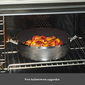 Karaca Plasma Steel 316+ 3Ply Apollo 7 Parça Tencere ve Tava Seti görseli 10