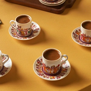 Karaca Latli 6 Kişilik Kahve Fincan Takımı 80 ml görseli 5