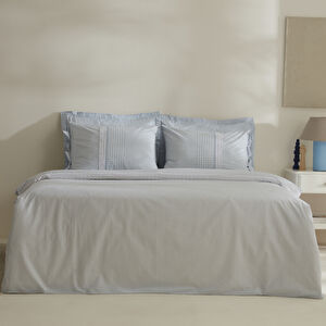 Karaca Home Luisa %100 Pamuk Çift Kişilik Nevresim Takımı Mavi