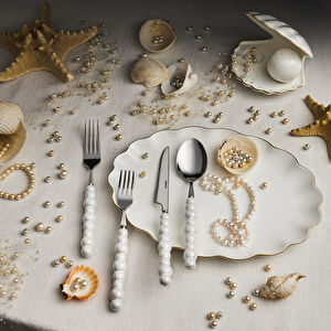Karaca Marin Pearl 24 Parça 6 Kişilik Çatal Kaşık Bıçak Takımı