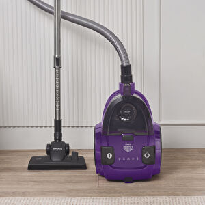 Karaca Vantuz Action Force X10 2 Lt Toz Torbasız Hazneli Elektrikli Süpürge Royal Purple 899 W