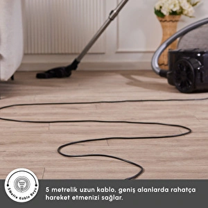 Karaca Vantuz Action Force X10 2 Lt Toz Torbasız Hazneli Elektrikli Süpürge Royal Purple 899 W görseli 10