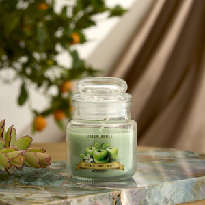 Karaca Home Terapi Yeşil Elma Kokulu Mum 65 gr görseli 2