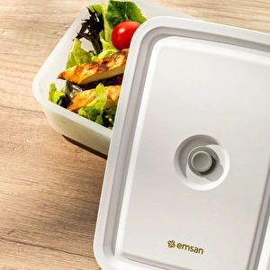 Emsan Freshlock Vakum Makineli 3'lü Saklama Kabı görseli 10