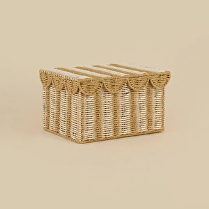 Karaca Home Nelia Kapaklı Organizer Sepet 39x27,5x22 cm görseli 4