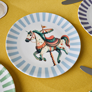 Karaca Carousel 6 Parça Porselen Pasta Seti görseli 5