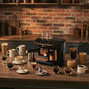 Karaca Hatır Perfetto Espresso ve Türk Kahvesi Makinesi Copper