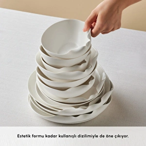 Karaca Earth Collection Crest 55 Parça 12 Kişilik Yemek Takımı görseli 7